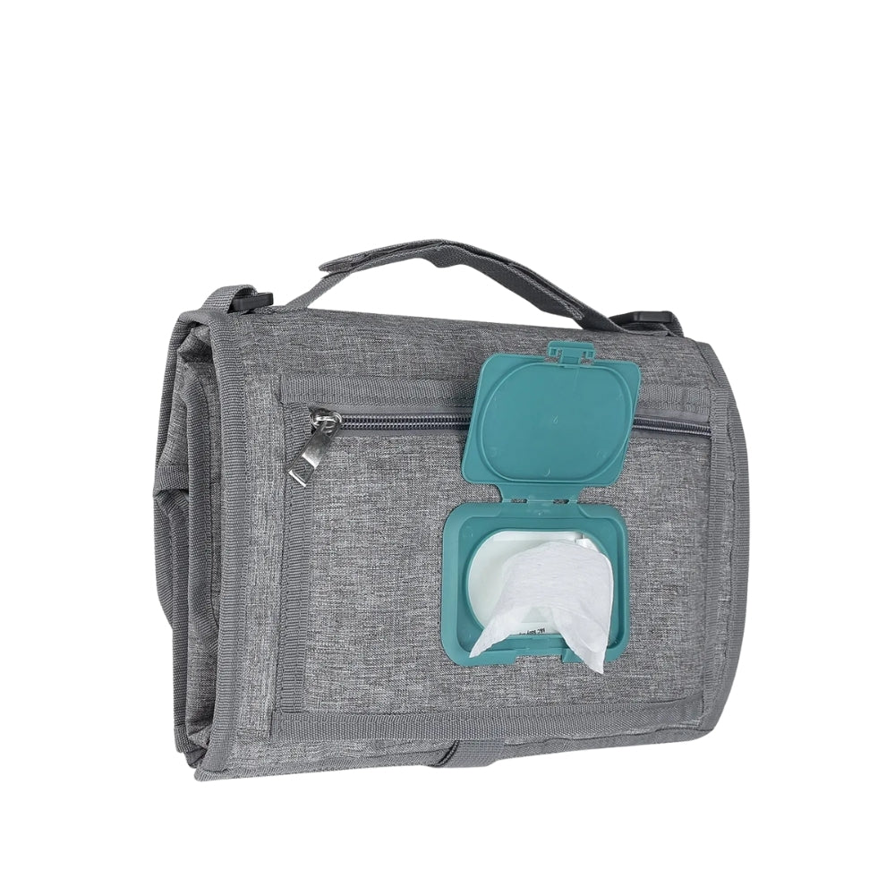 Klein Helden - Faltbare Wickelunterlage mit Umhängegurt