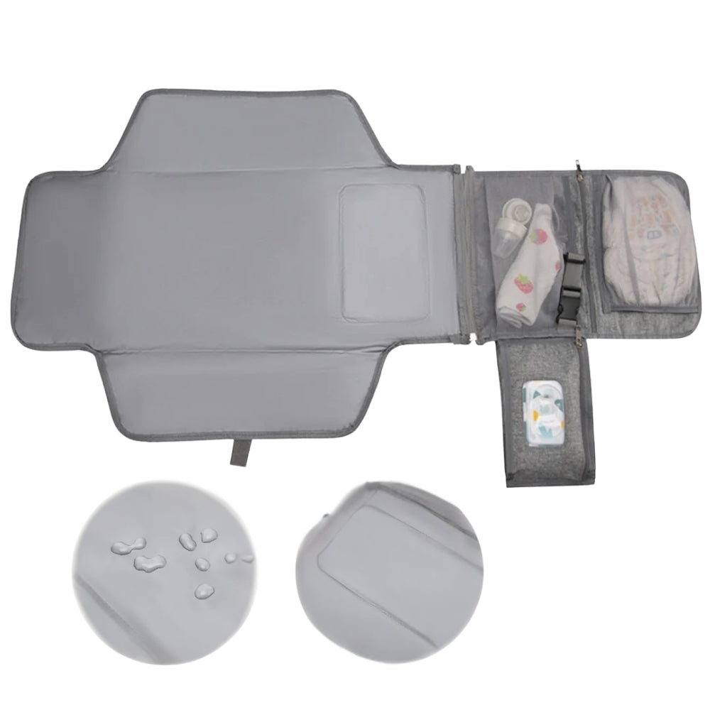 Klein Helden - Faltbare Wickelunterlage mit Umhängegurt