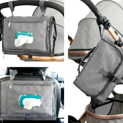 Klein Helden - Faltbare Wickelunterlage mit Umhängegurt